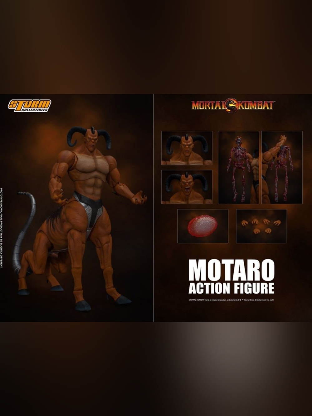 Storm Collectibles Mortal Kombat Motaro 1:12 Scale Action Figure